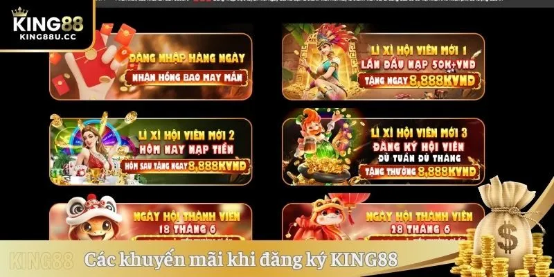 Các chương trình khuyến mãi khi đăng ký KING88 hiệu quả 